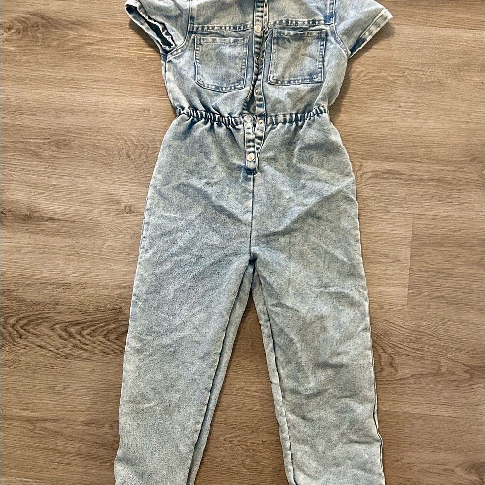 Jessica Simpson Blue Bodysuit with Cap Sleeves